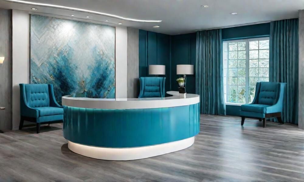 AI Image of a contemporary reception.